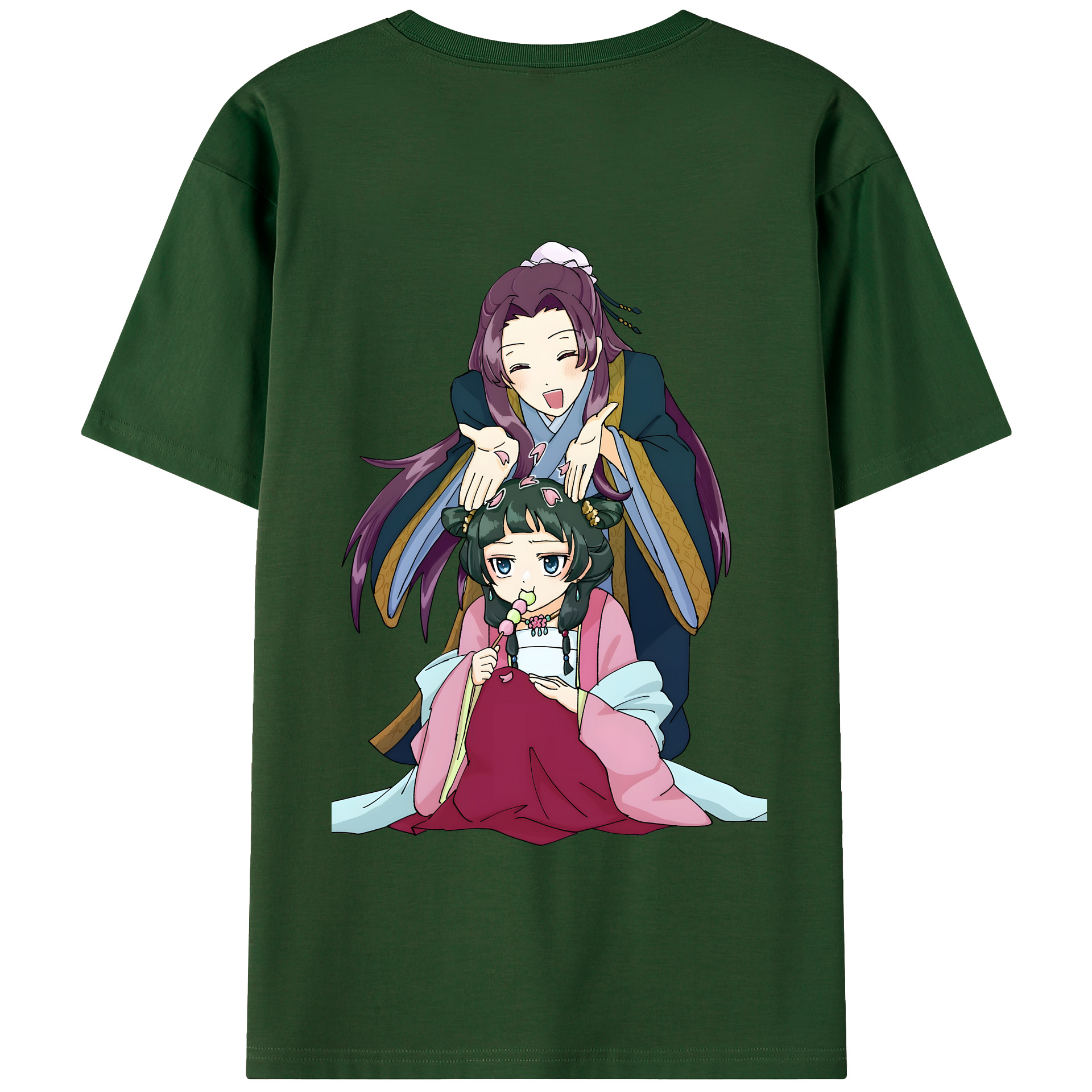 （画像用） 薬屋のひとりごと The Apothecary Diaries 綿100％半袖Tシャツ（背面プリント）